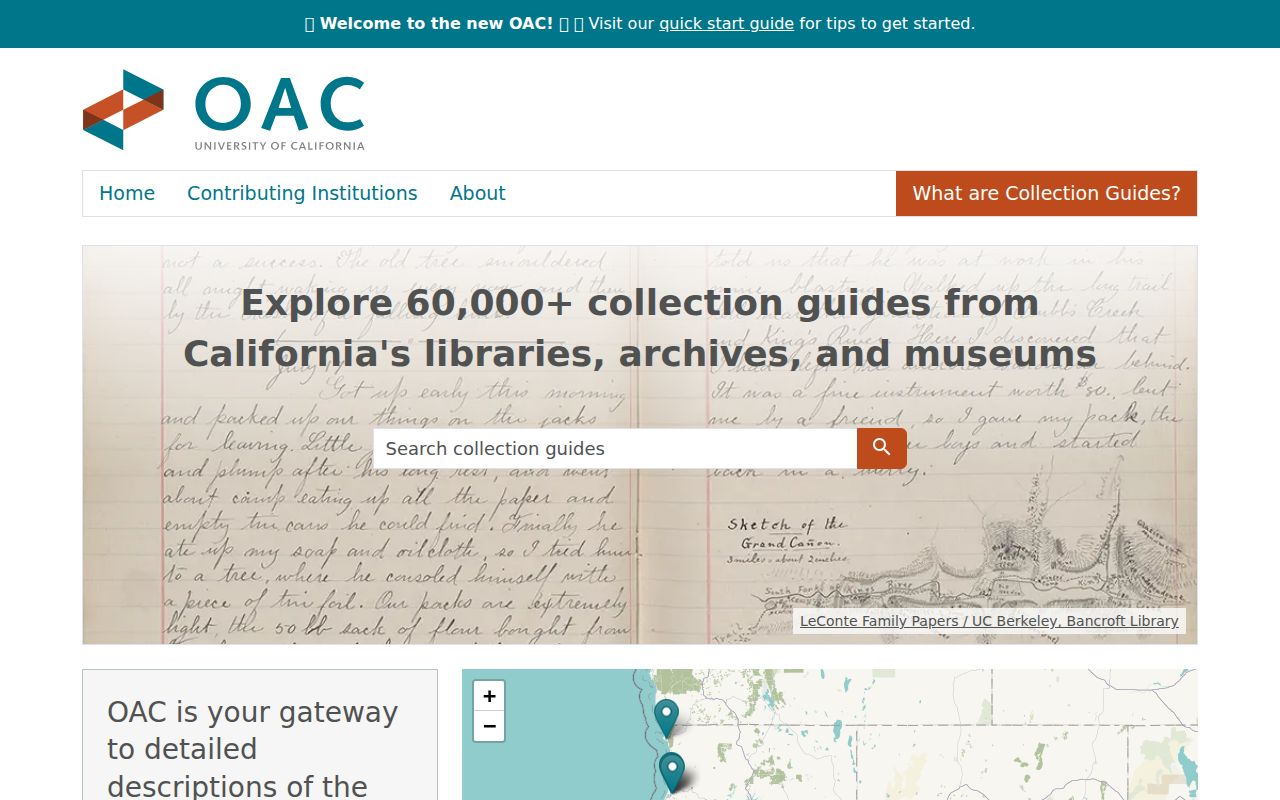 Cathedral City Online Archive of California finding aids