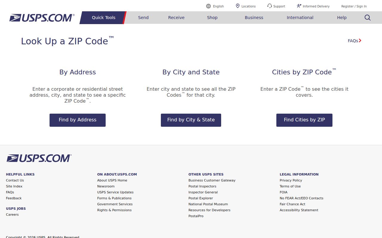 Cathedral City ZIP code directory USPS address lookup